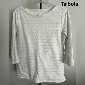 Talbots Size L Petites 3/4 Sleeve